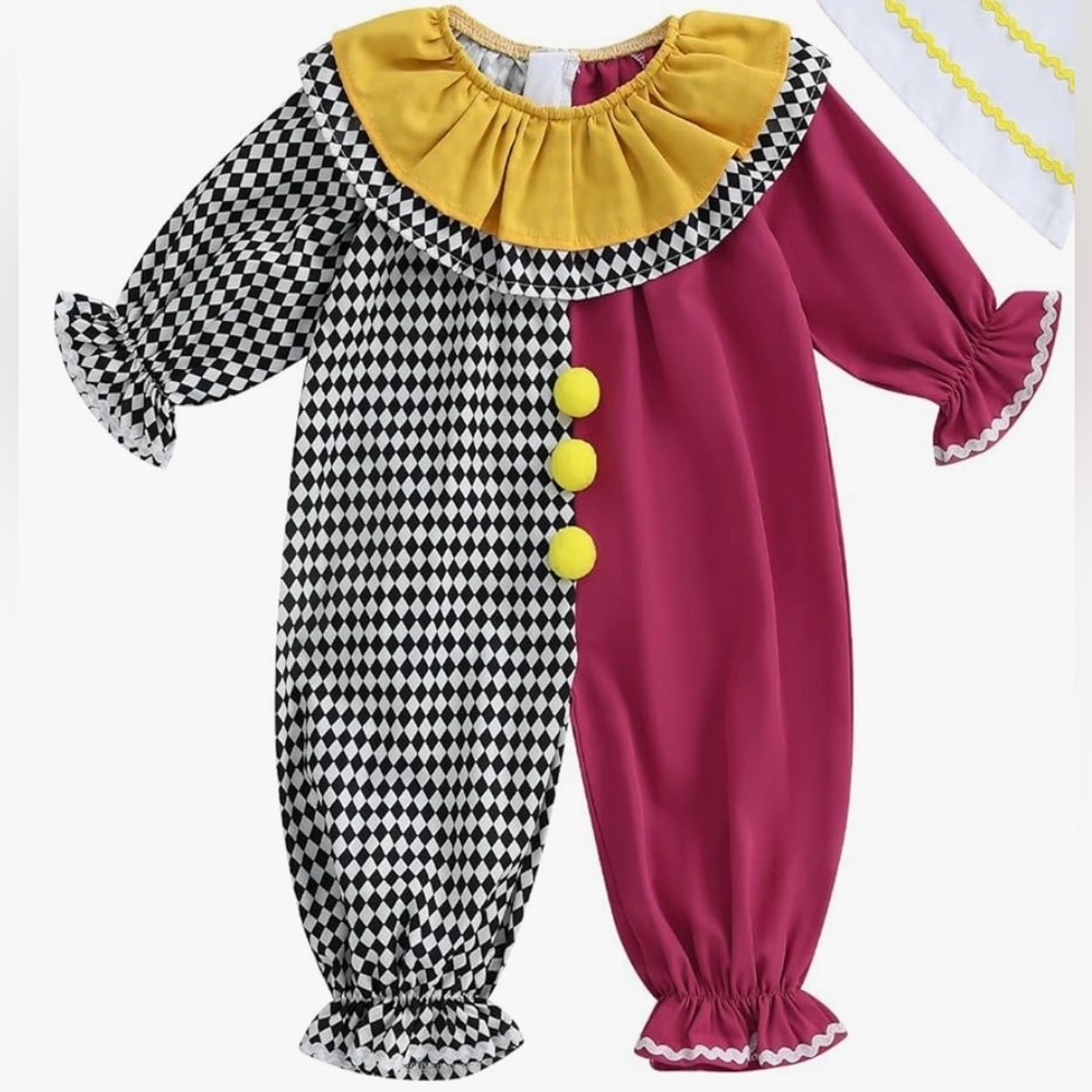 3/$16.00 Kid Clown Costume